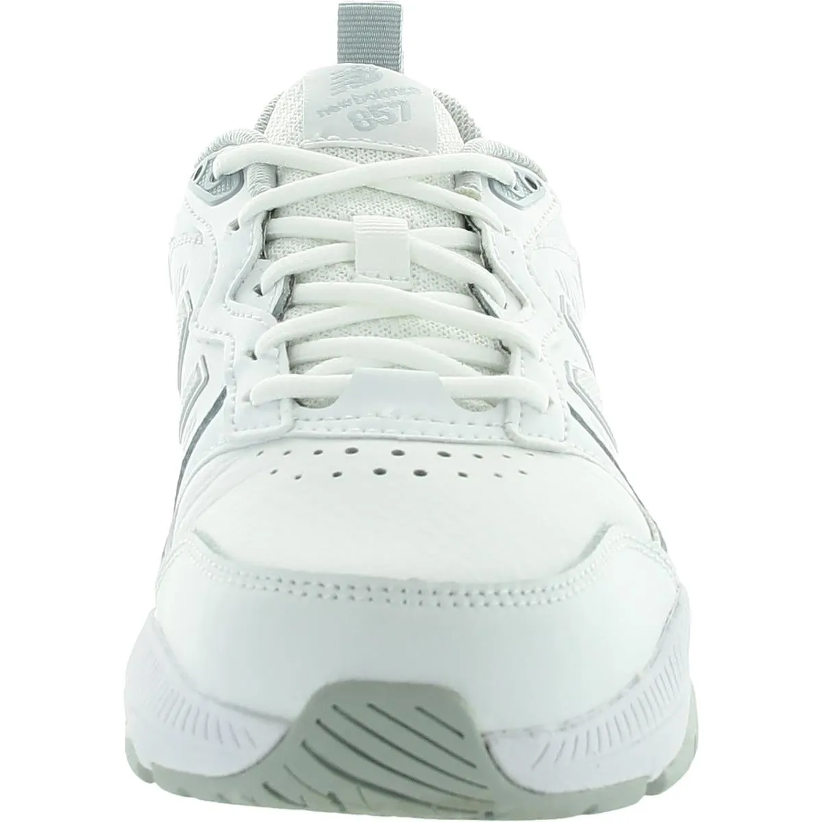 857 Womens Leather Lace Up Walking Shoes