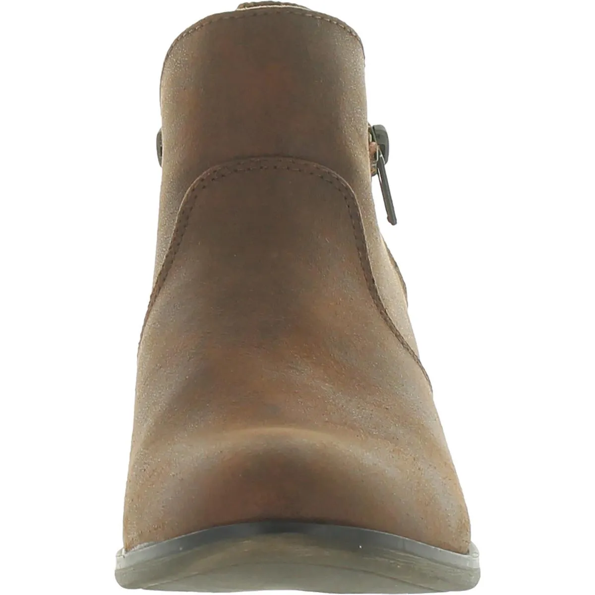Abby Womens Faux Leather Ankle Ankle Boots