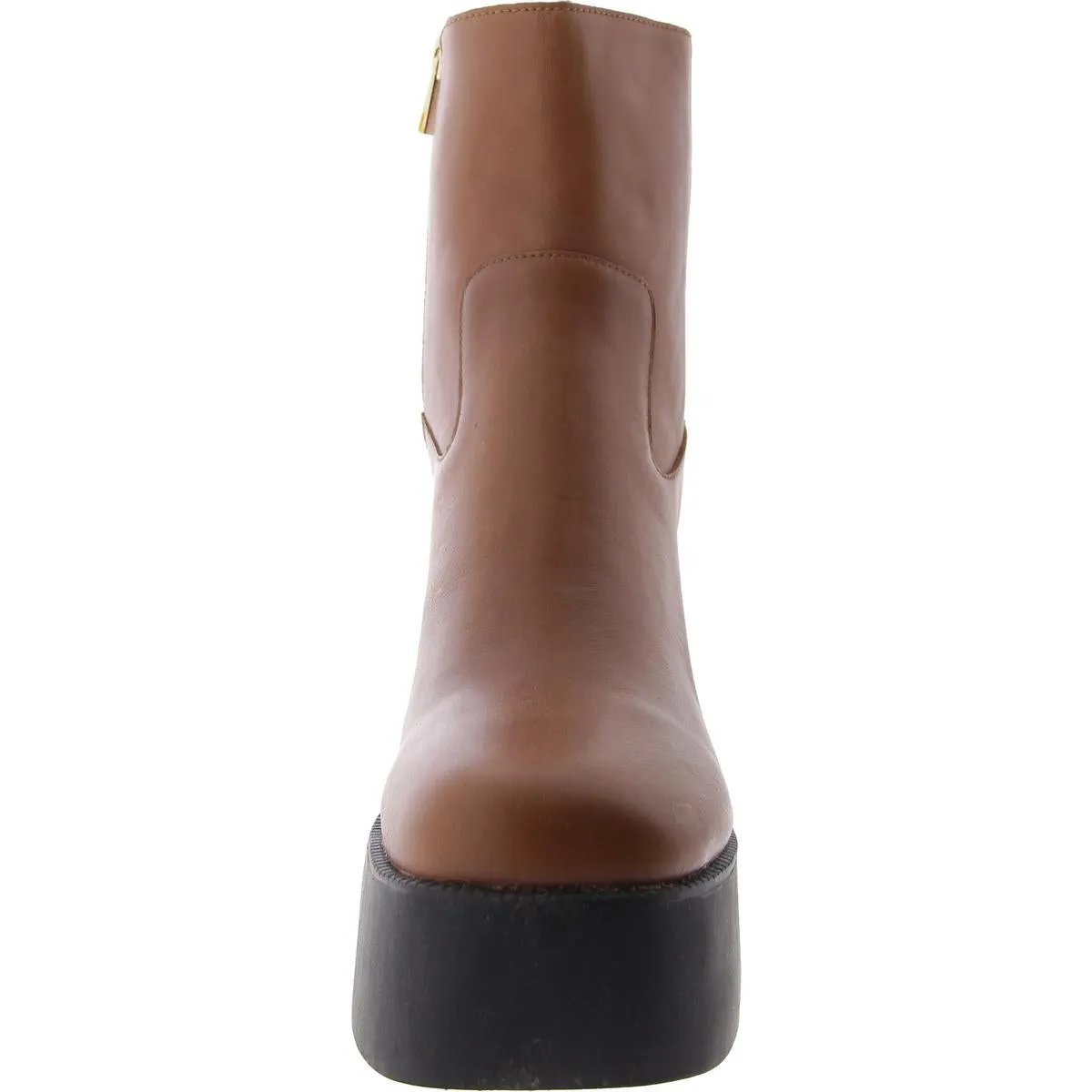 Acacia Womens Leather Block Heel Ankle Boots
