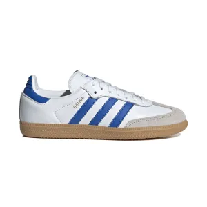 Adidas Kid's (Grade School) Samba OG Cloud White/Blue/Gum