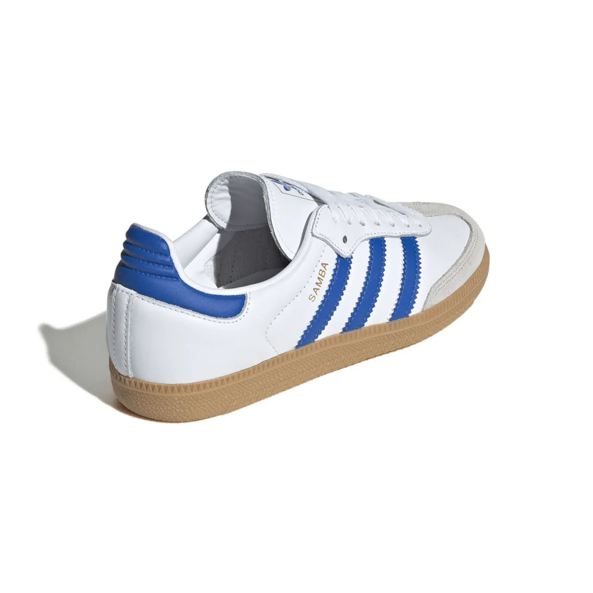 Adidas Kid's (Grade School) Samba OG Cloud White/Blue/Gum
