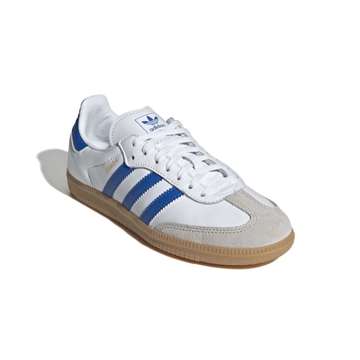 Adidas Kid's (Grade School) Samba OG Cloud White/Blue/Gum