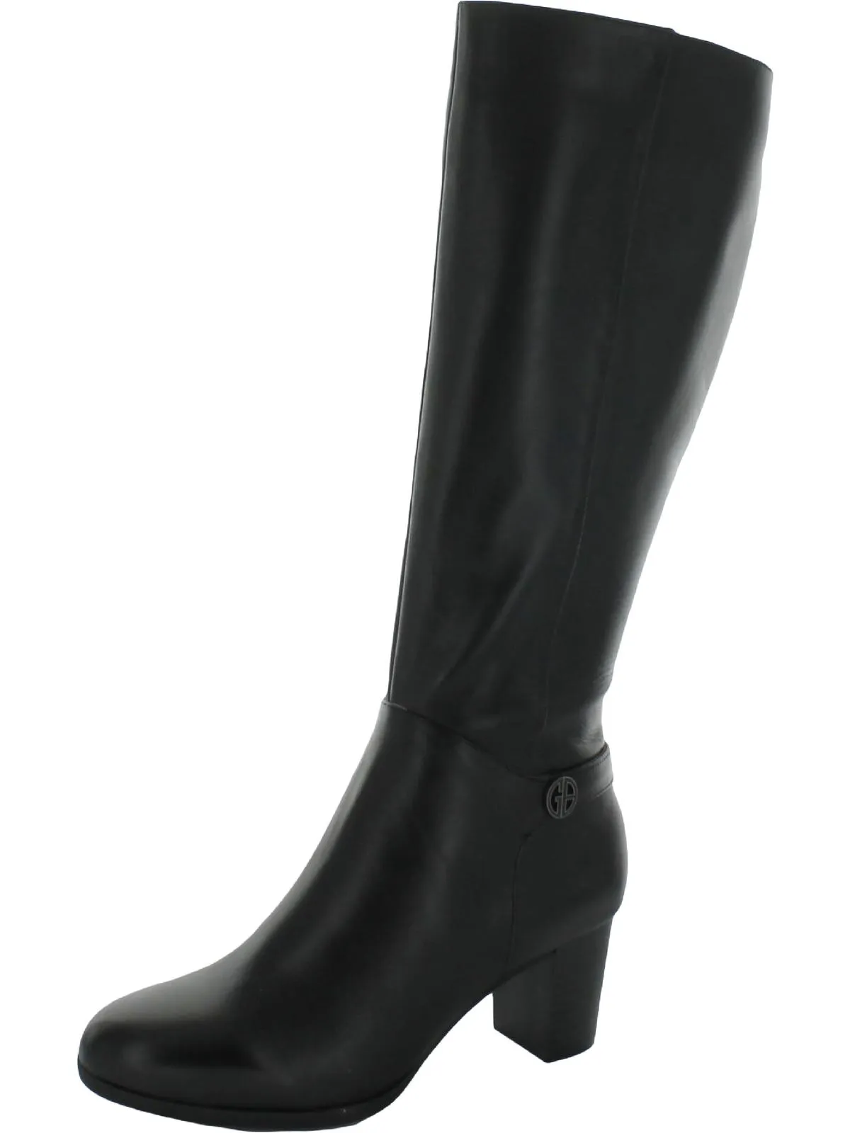 Adonnys Womens Leather Tall Knee-High Boots
