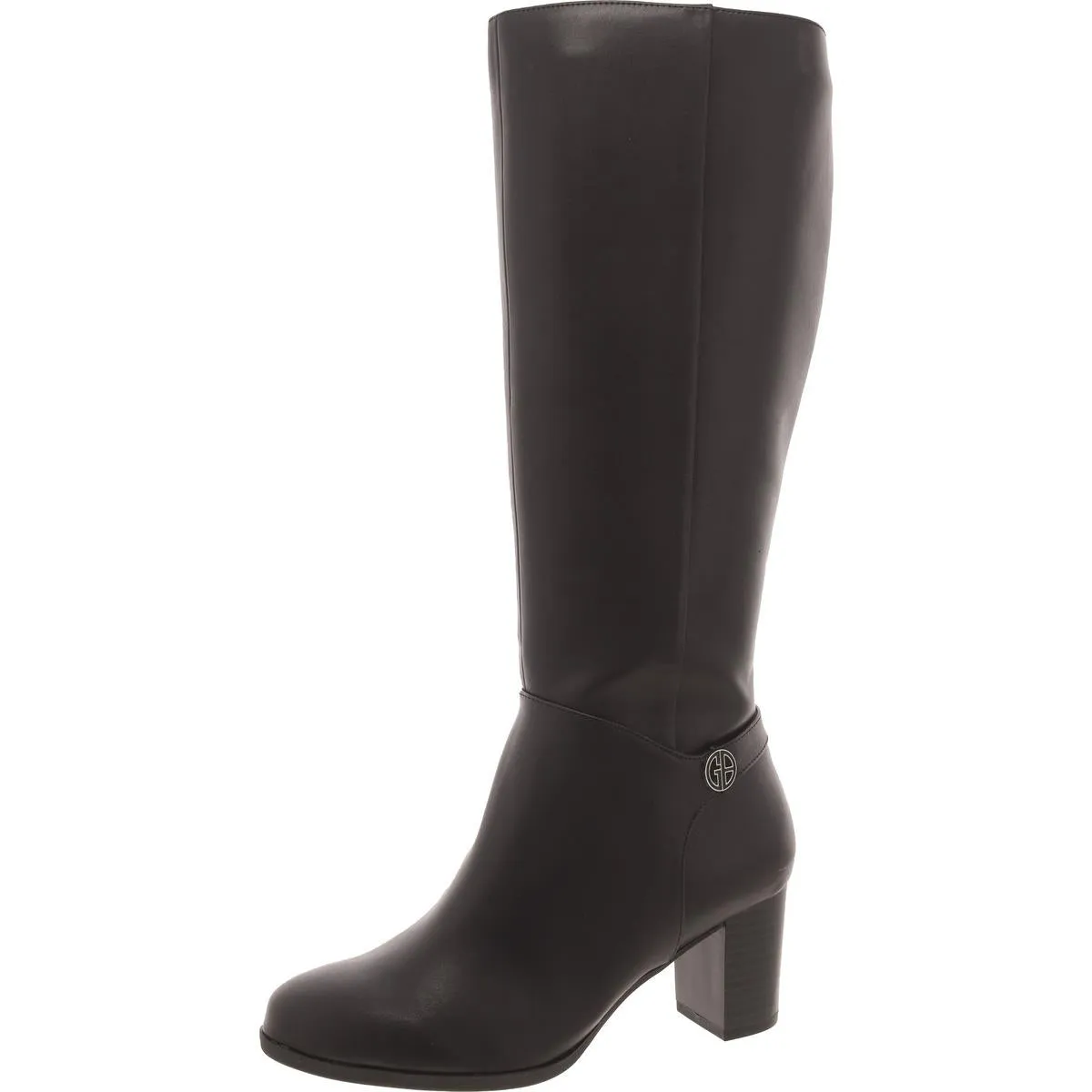 Adonnys Womens Leather Tall Knee-High Boots