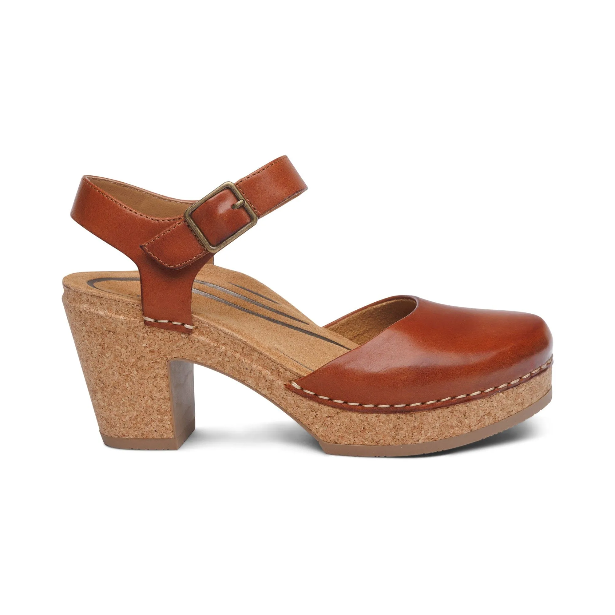 AETREX FINLEY CLOSED TOE HEEL