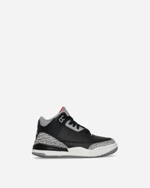 Air Jordan 3 Retro (PS) Sneakers Black Cement