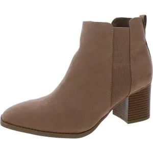 Aloraa Womens Zipper Square toe Ankle Boots