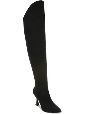 Ammi Womens Faux Suede Tall Over-The-Knee Boots