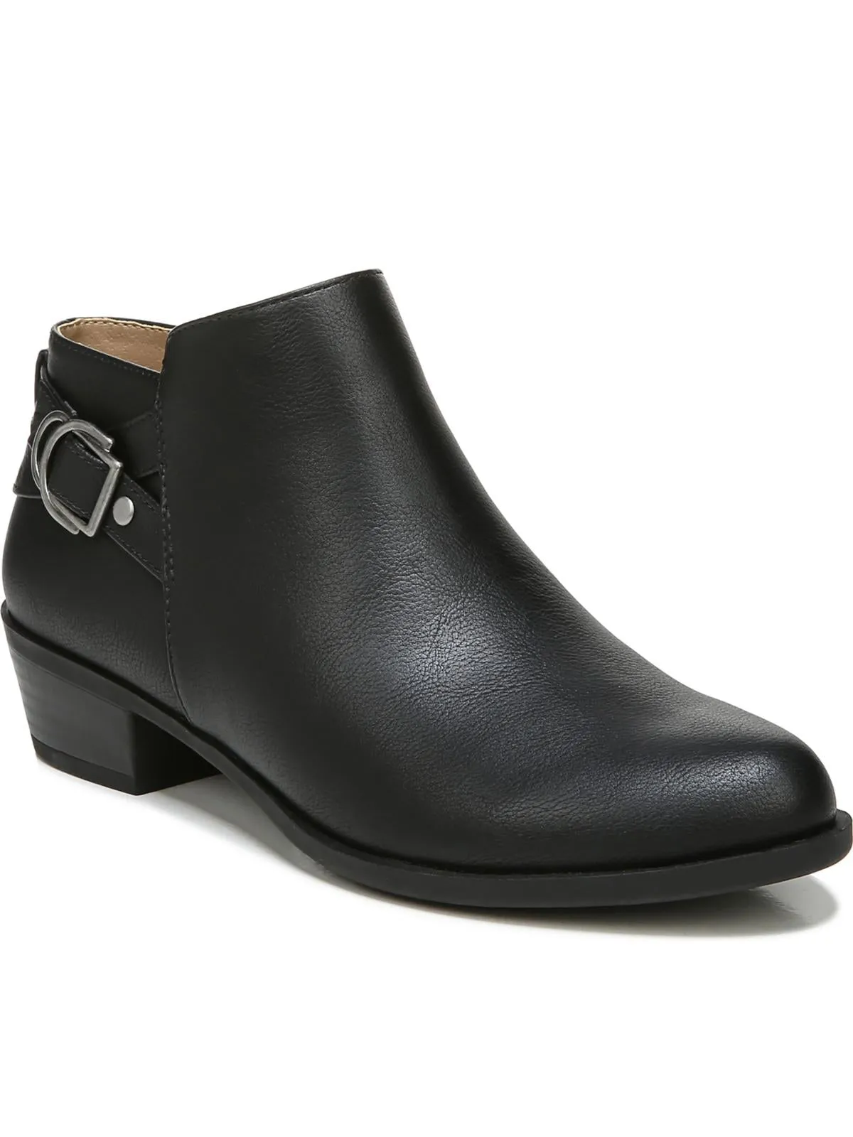 Antonia  Womens Faux Leather Comfort Booties