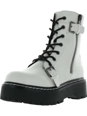 Arriele Womens Double Zipper Ankle Ankle Boots