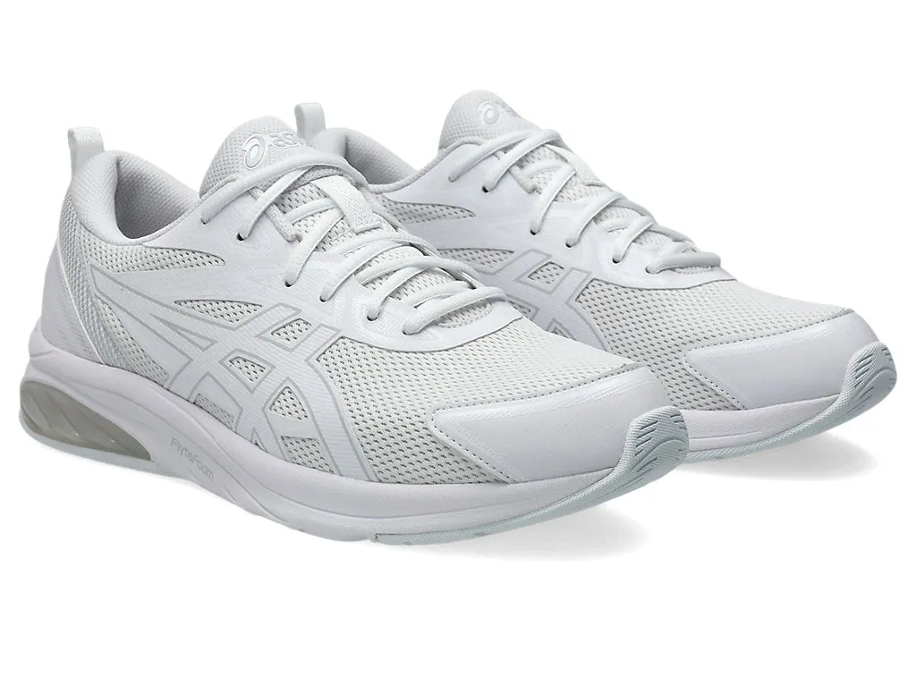 ASICS MENS GEL QUANTUM KEI WHITE/GREY RUNNING SHOES