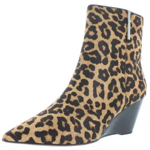 Athens 2 CH Womens Calf Hair Ankle Wedge Boots