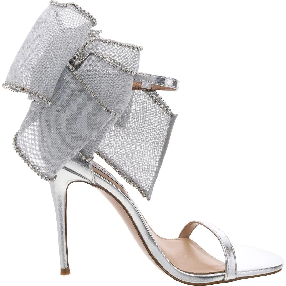 Benni Womens Bow Leather Ankle Strap