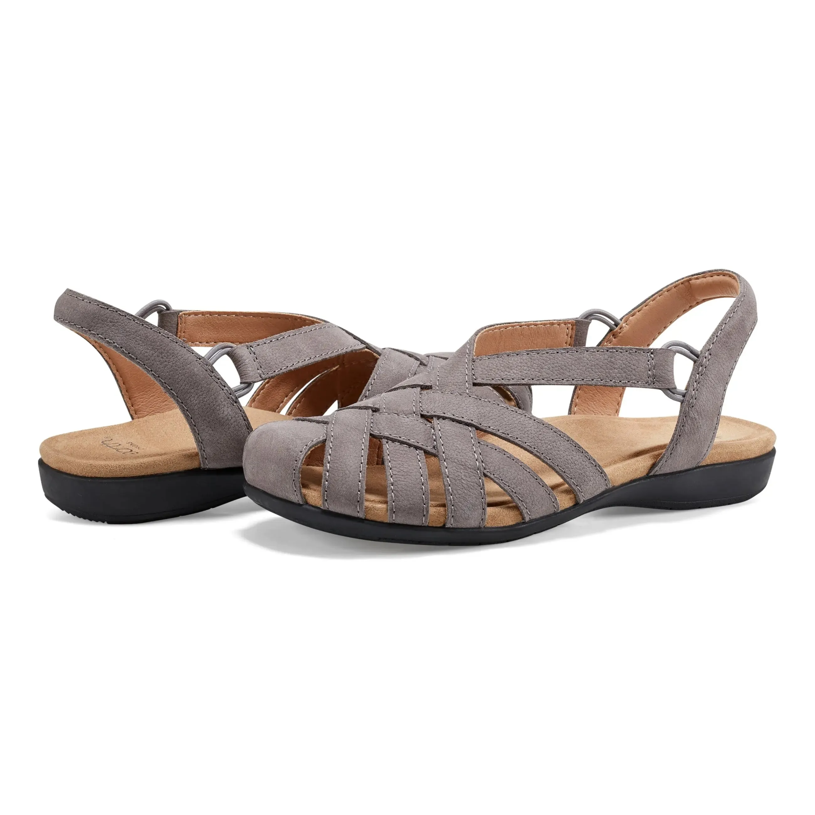 Berri Woven Casual Round Toe Slip-on Sandals