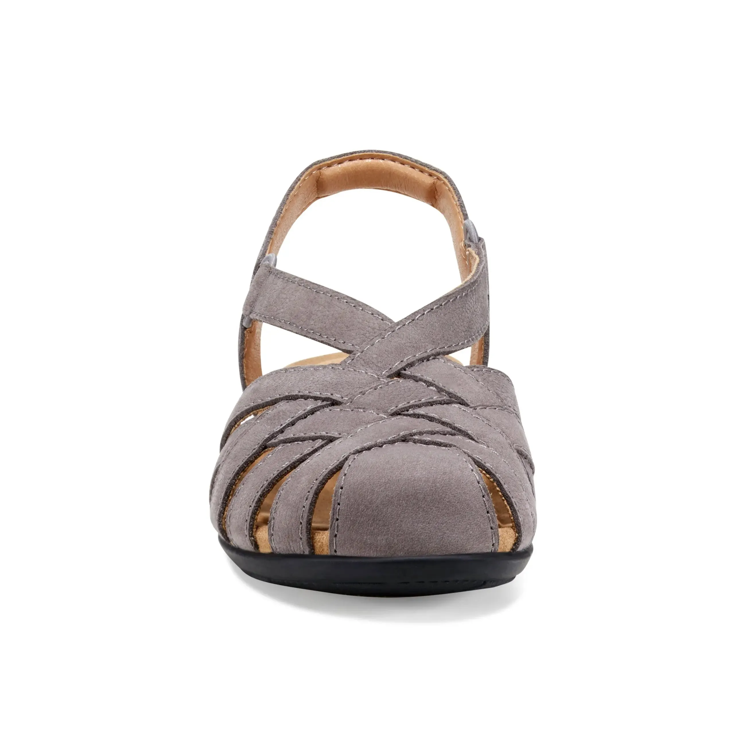 Berri Woven Casual Round Toe Slip-on Sandals