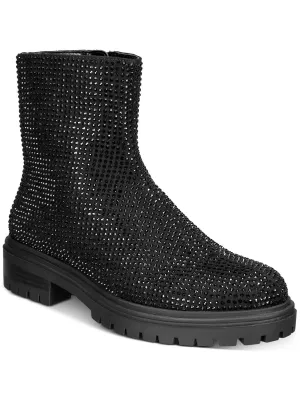Beslana Womens Zipper Man Made Ankle Boots