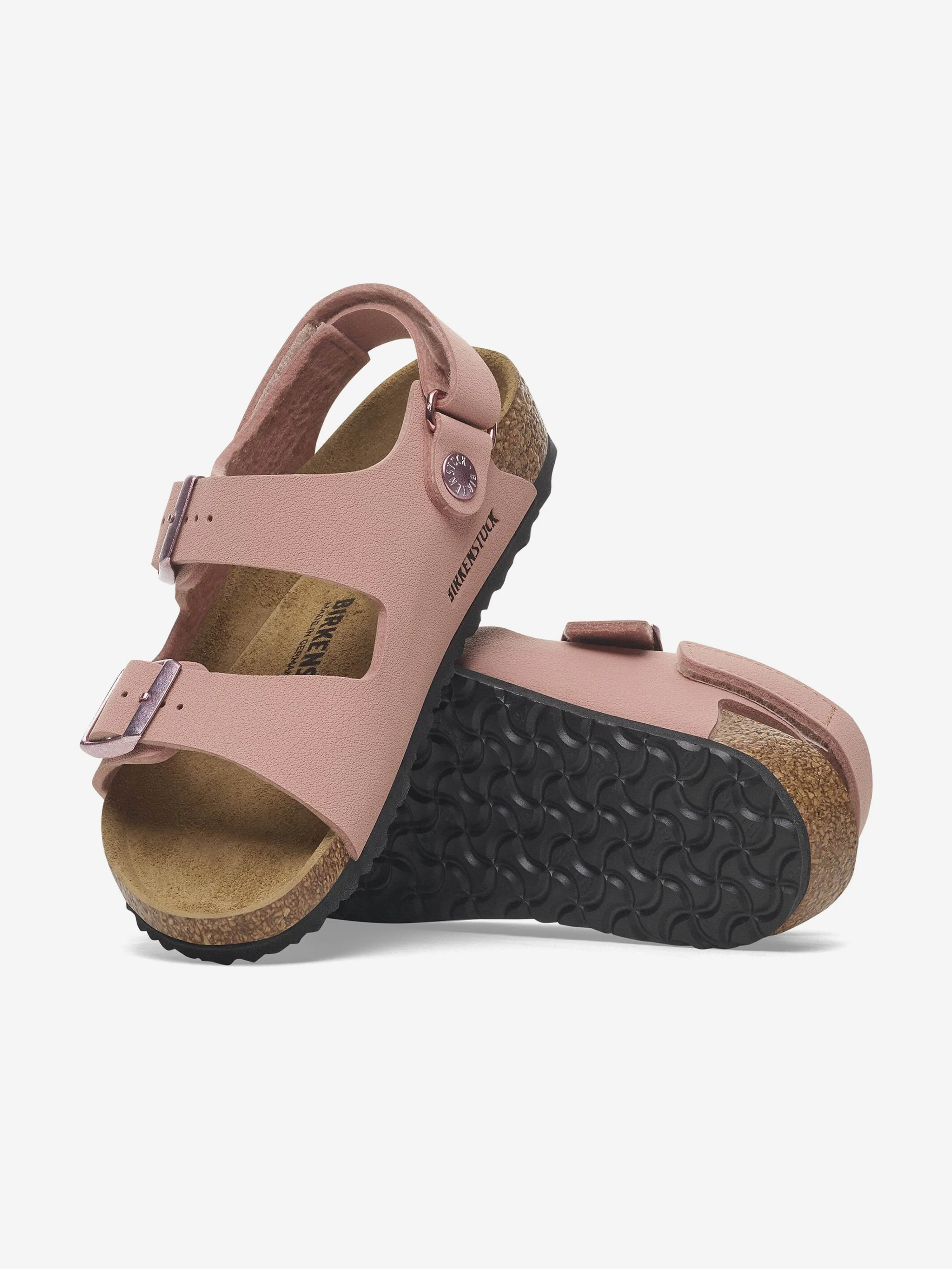 BIRKENSTOCK Girls Milano AS Sandals in Pink
