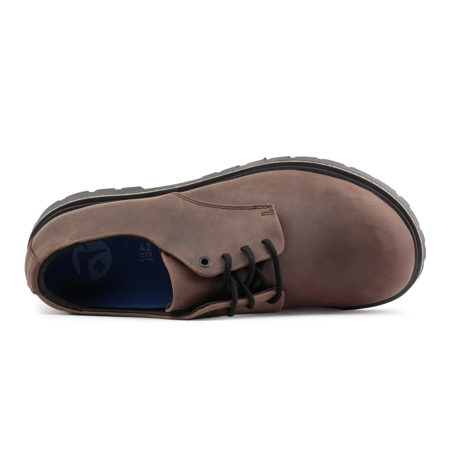 Birkenstock Highwood Lace Low Natural Leather Unisex Lace Up Shoes