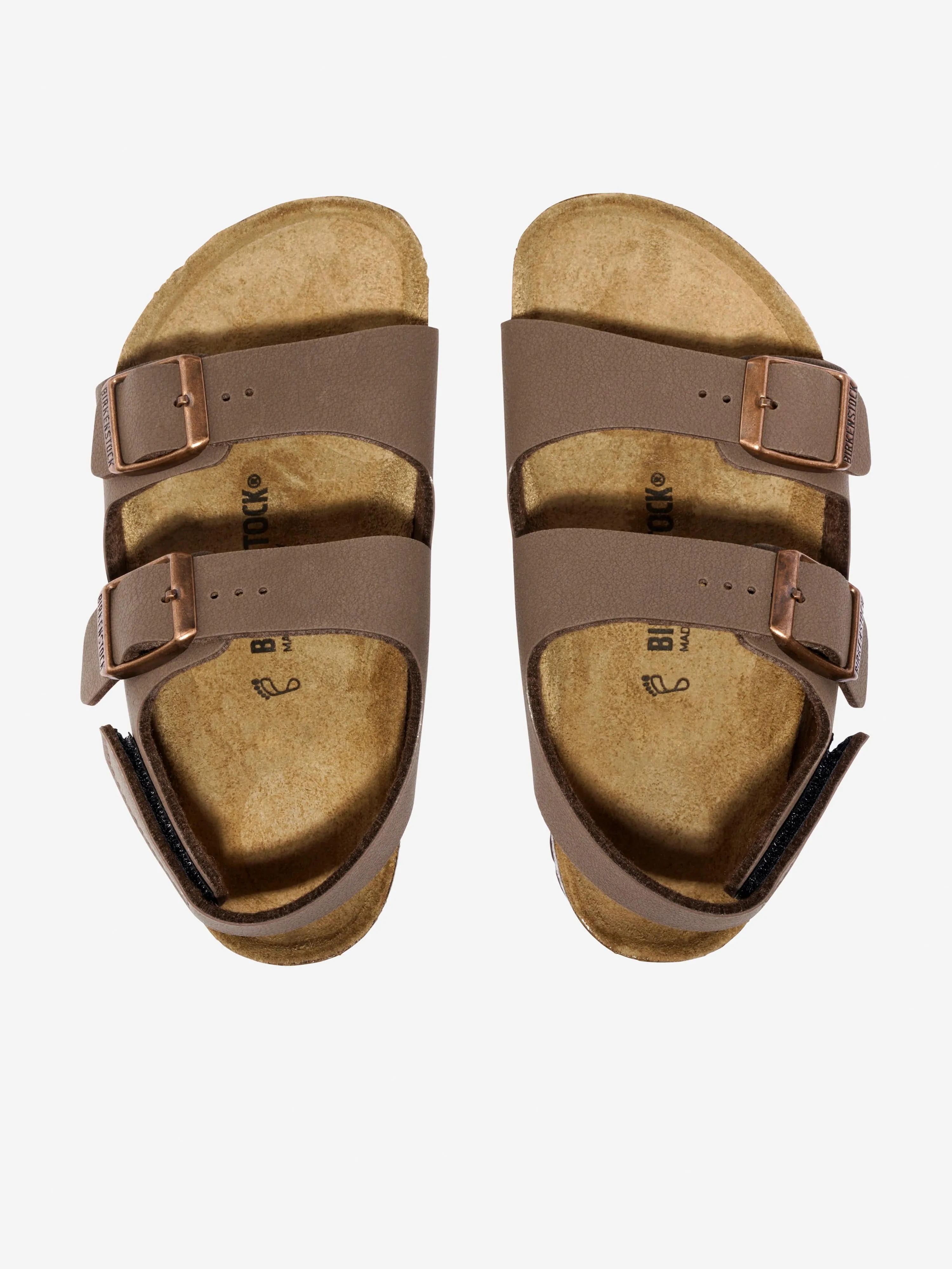 BIRKENSTOCK Kids Milano Classic Sandals in Brown