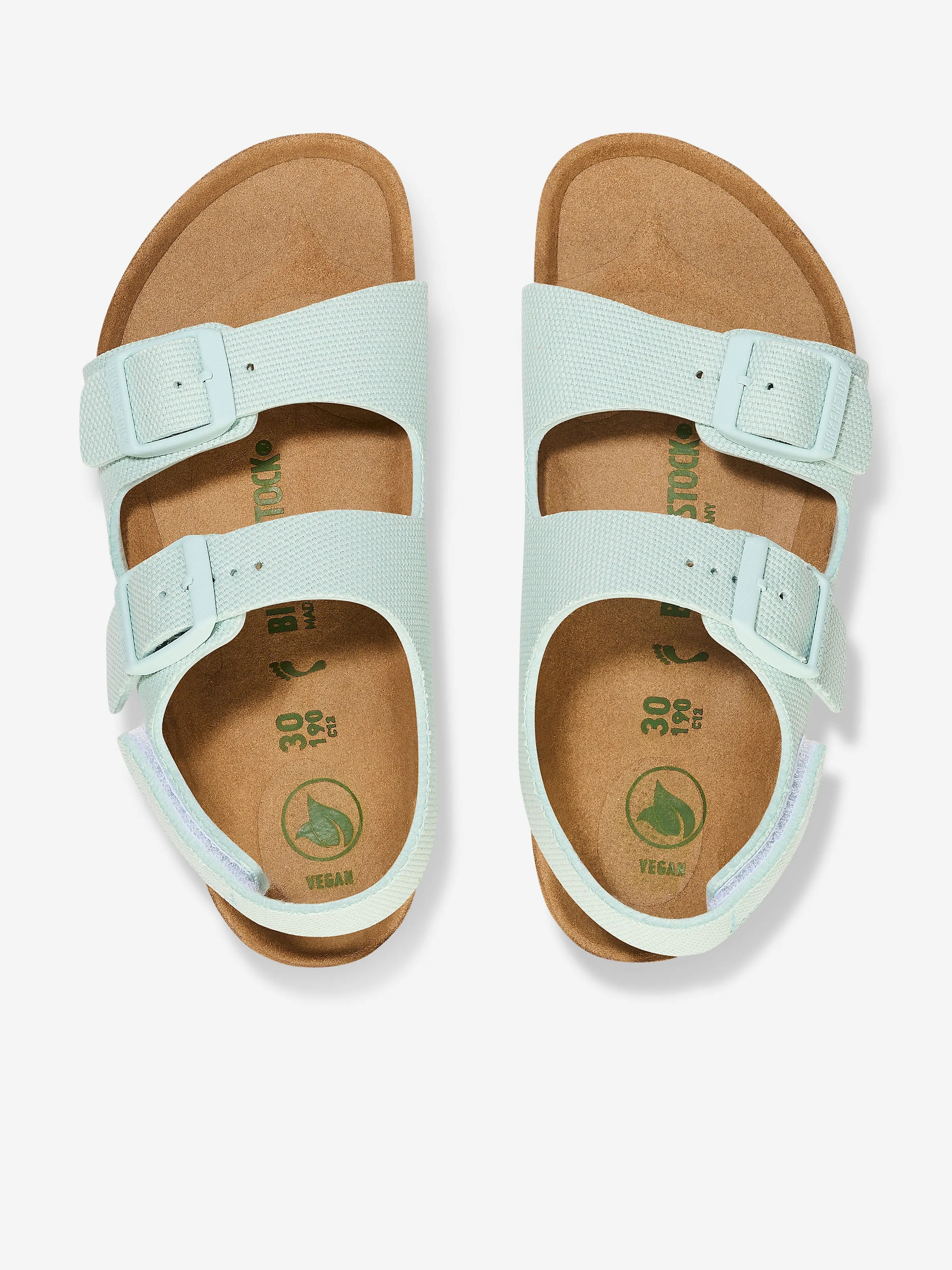 BIRKENSTOCK Kids Milano Classic Sandals in Green