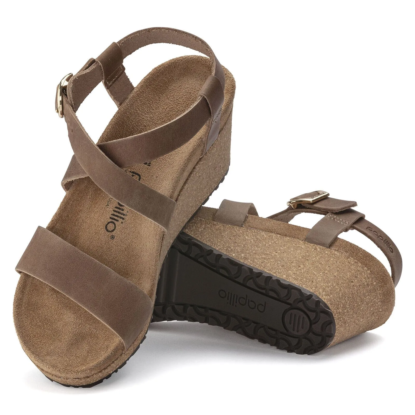 BIRKENSTOCK SIBYL RING-BUCKLE OILED LEATHER
