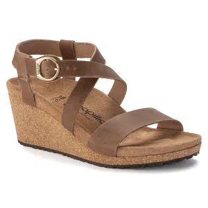 BIRKENSTOCK SIBYL RING-BUCKLE OILED LEATHER
