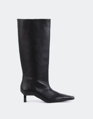 Blanzy Black Leather