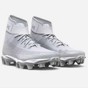 Boys' Highlight Franchise Jr. Football Cleats In White/metallic Silver