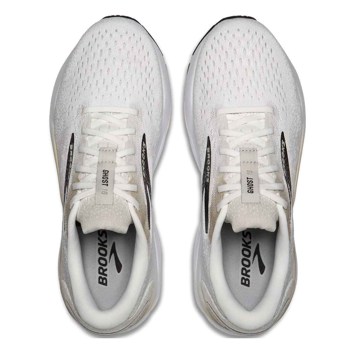 Brooks Ghost 16 - White - Pelican - Oyster