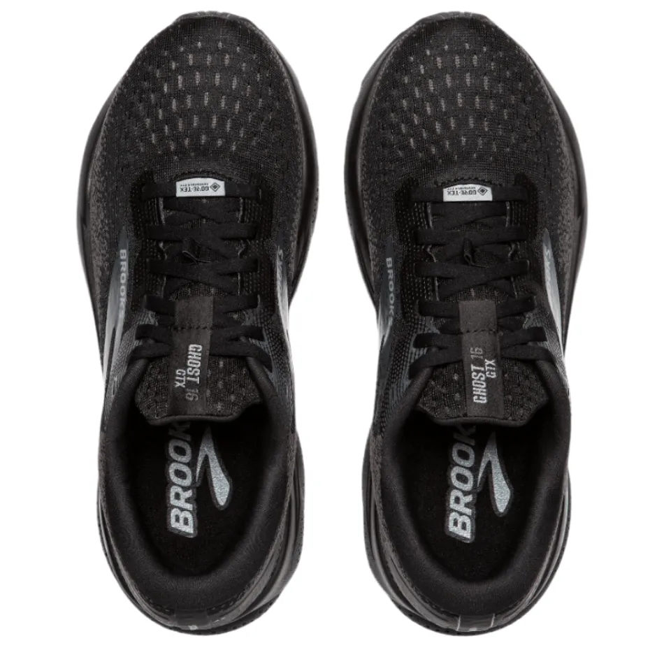 Brooks Women's Ghost 16 GTX Running Shoes in Black/Black/Ebony SS25