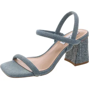Carah Womens Denim Ankle Strap