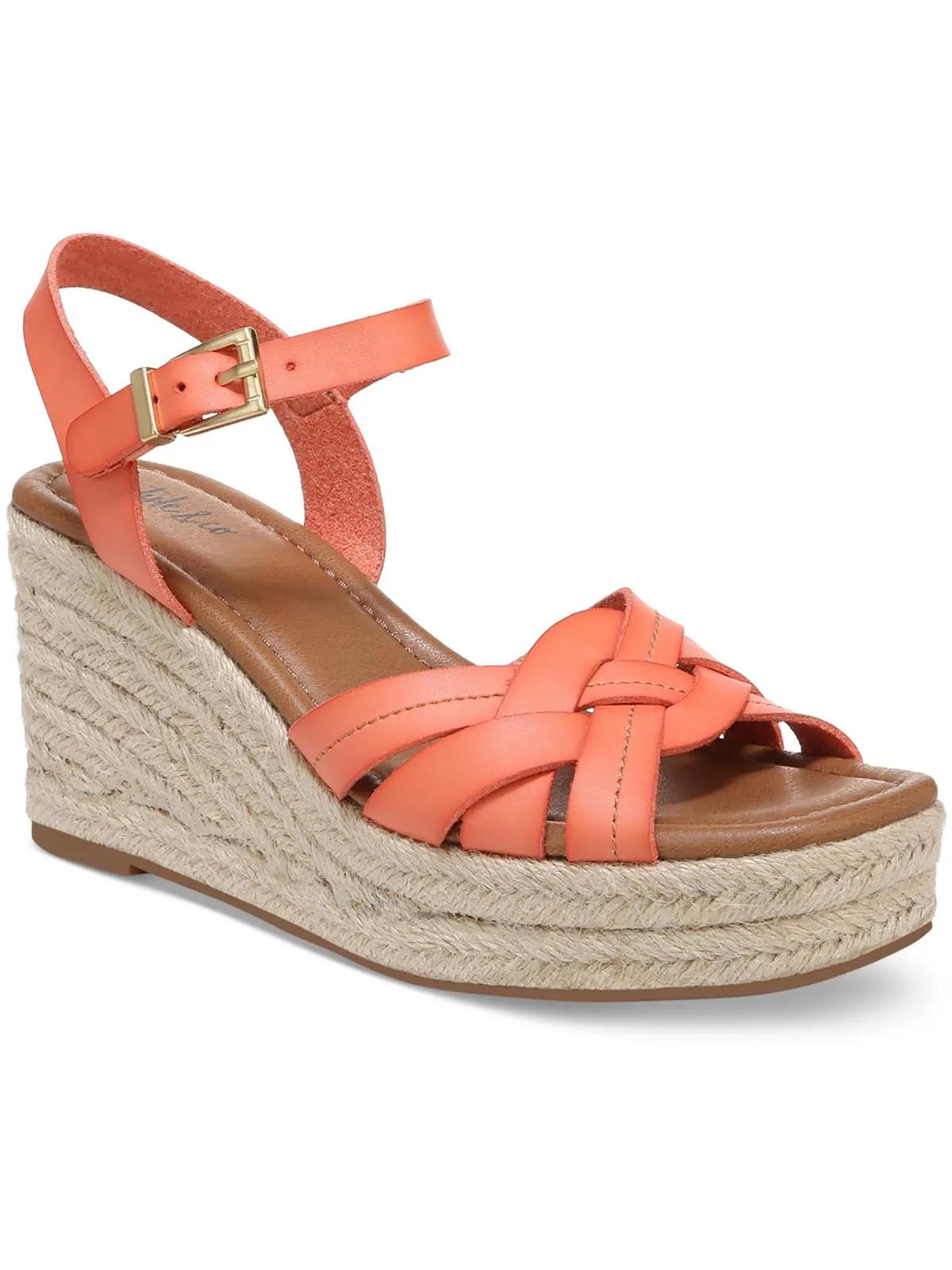 Carresp Womens Ankle Strap Wedge Espadrilles