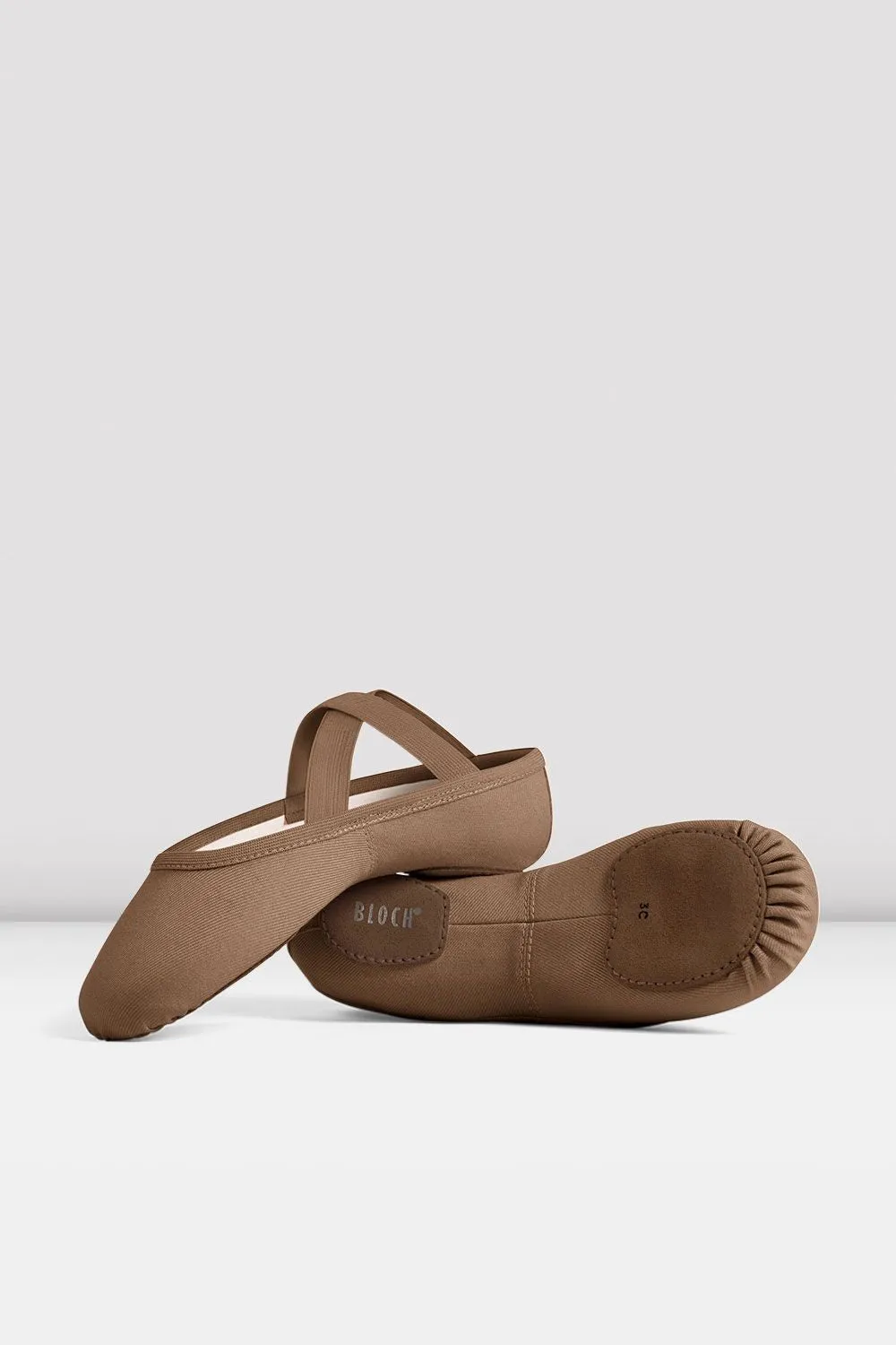Childrens Performa Stretch Canvas Ballet Shoes
