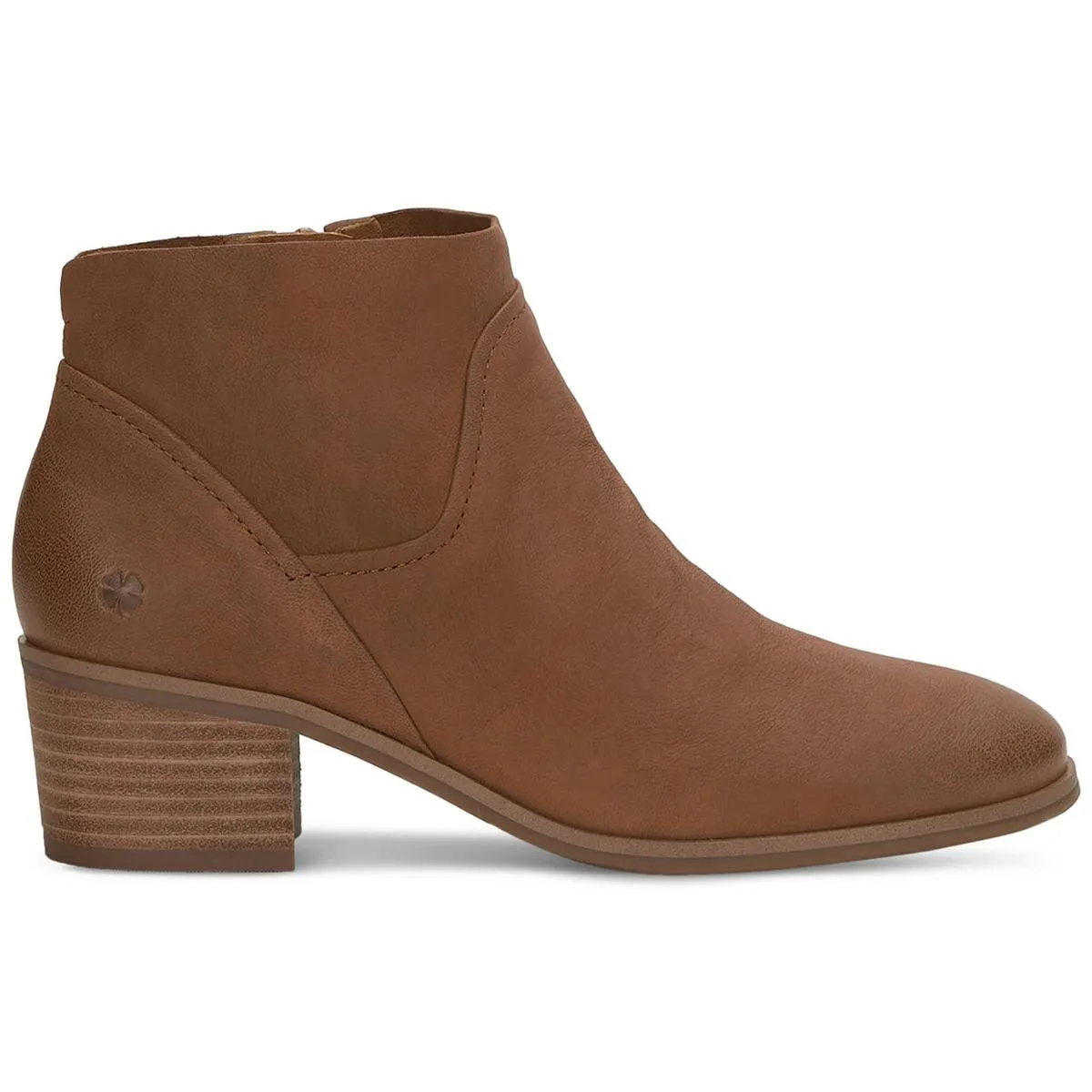 CLARAL Womens Leather Upper Leather Ankle Boots