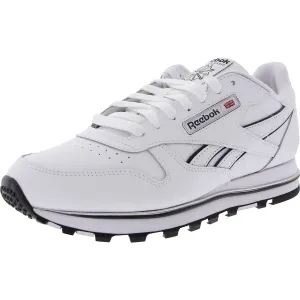 Classic Clip V2 Mens Lace-Up Leather Running & Training Shoes