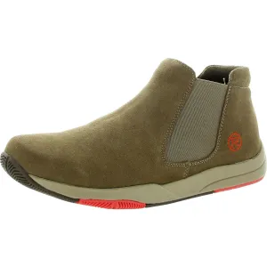 clearcut romeo Mens Cushioned Footbed Leather Chukka Boots