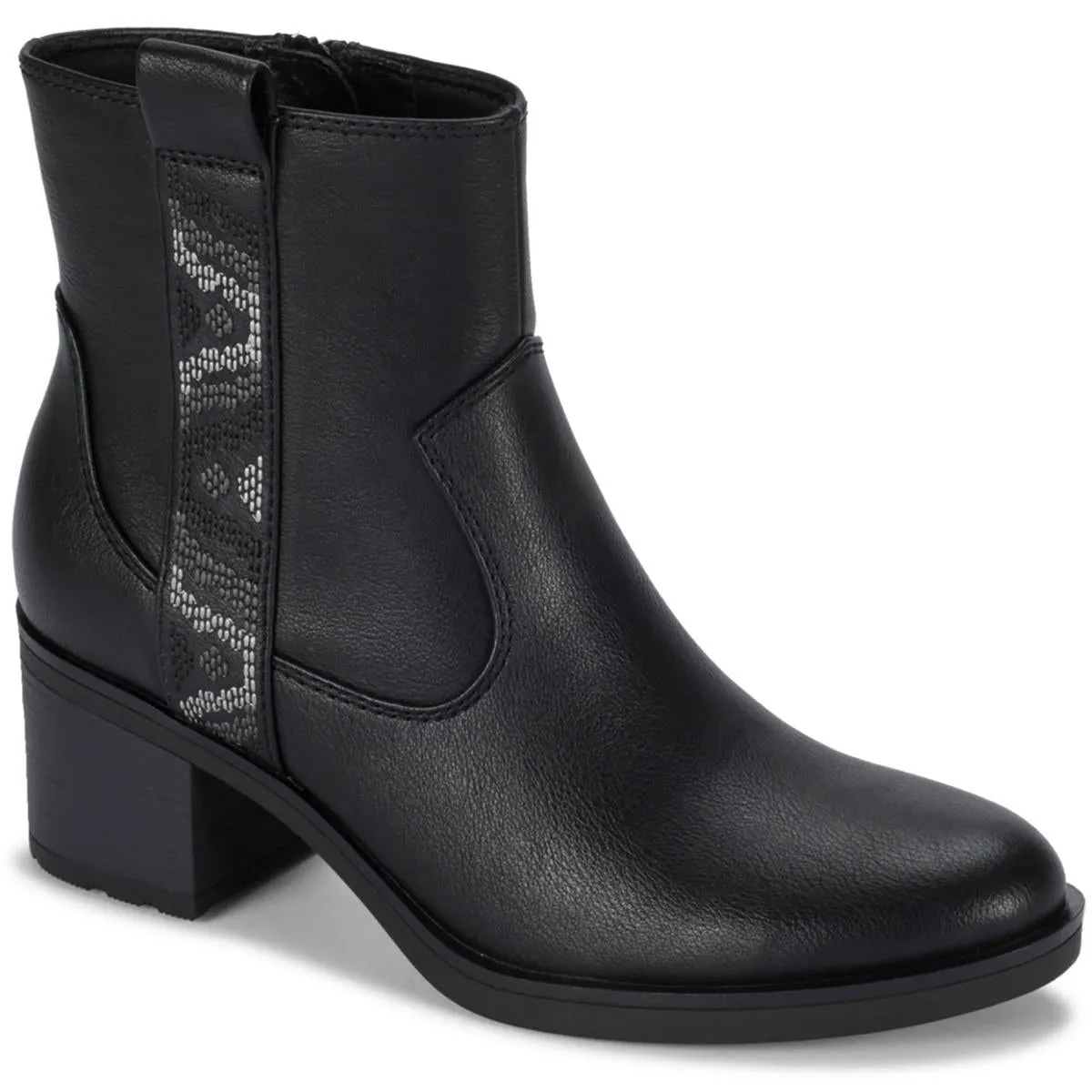 Covina Womens Zipper Ankle Boots