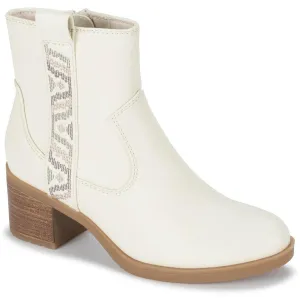 Covina Womens Zipper Ankle Boots