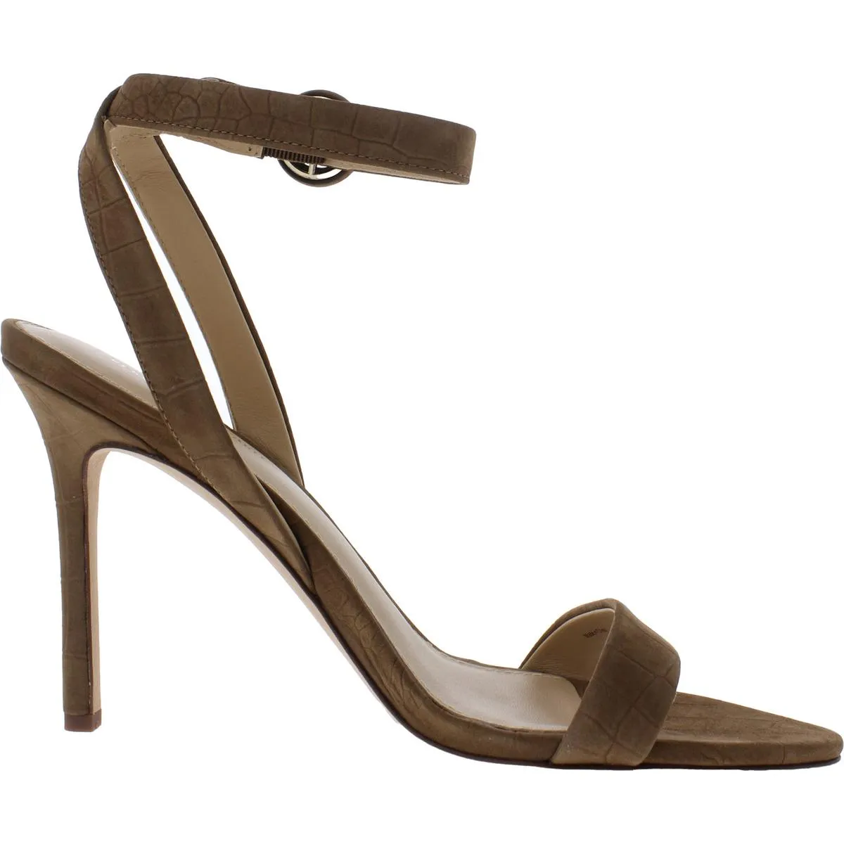 Darcelle Sing Womens Suede Ankle Strap Heels