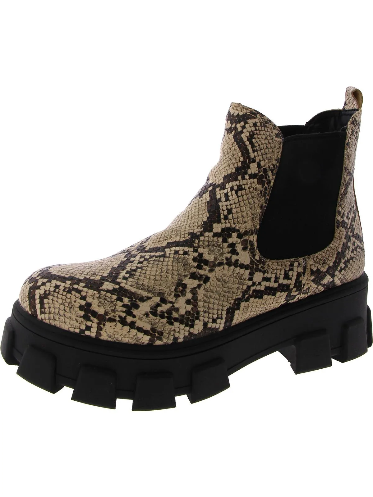 Darielle Womens Padded Insole Platform Ankle Boots