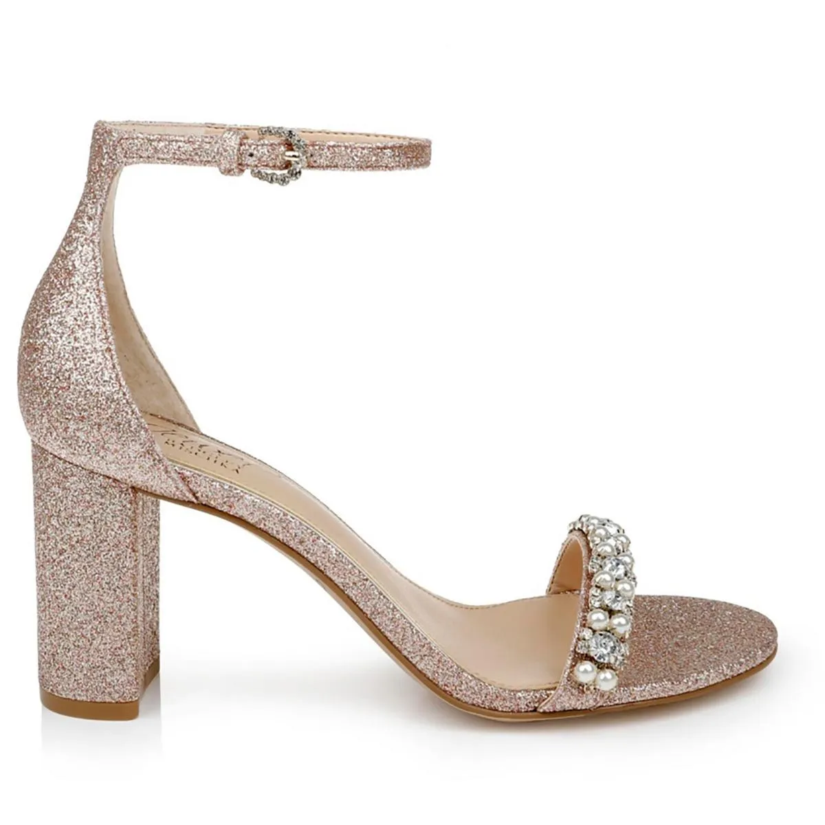 DAYLANN Womens Faux Leather Ankle Strap