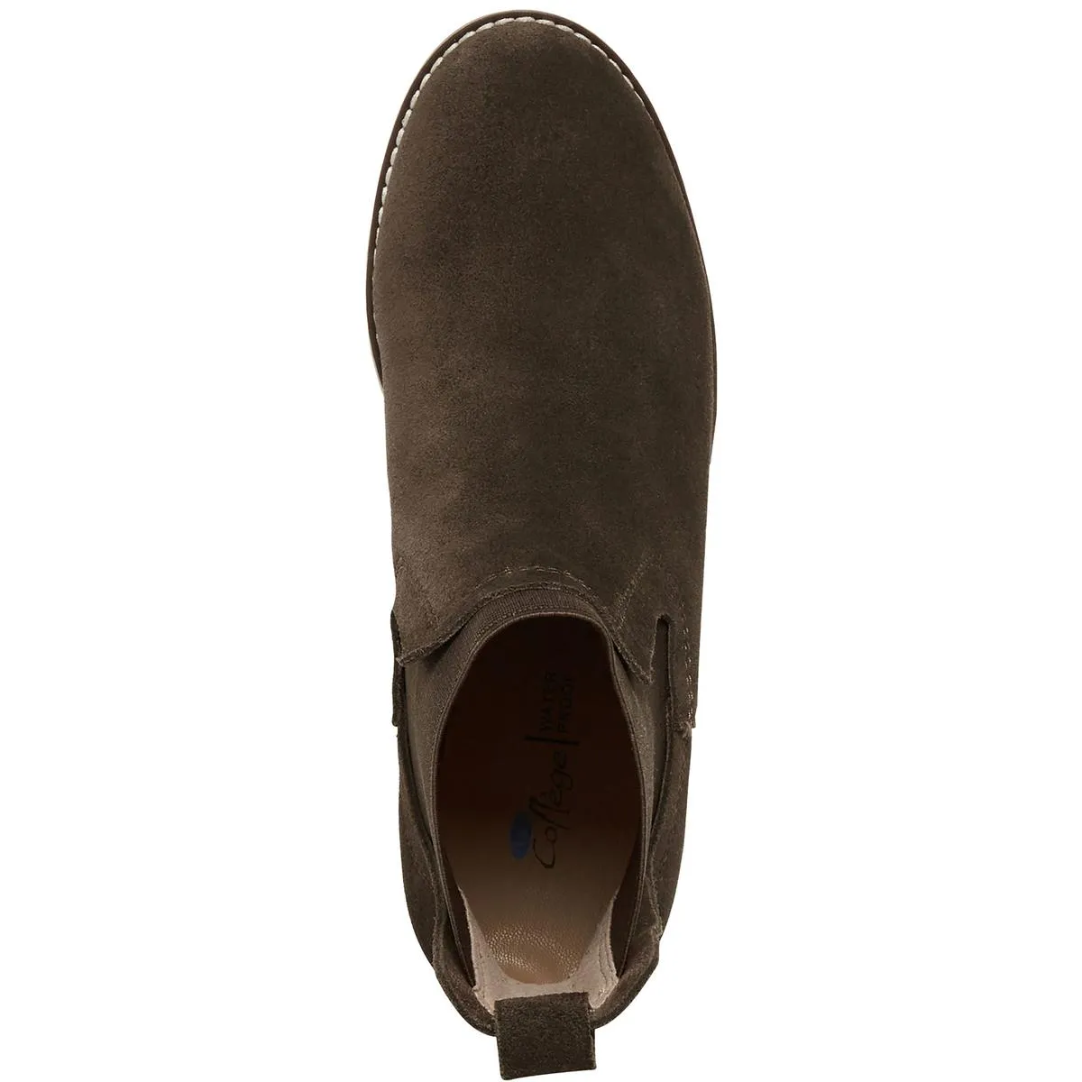 Demi Womens Suede Waterproof Chelsea Boots
