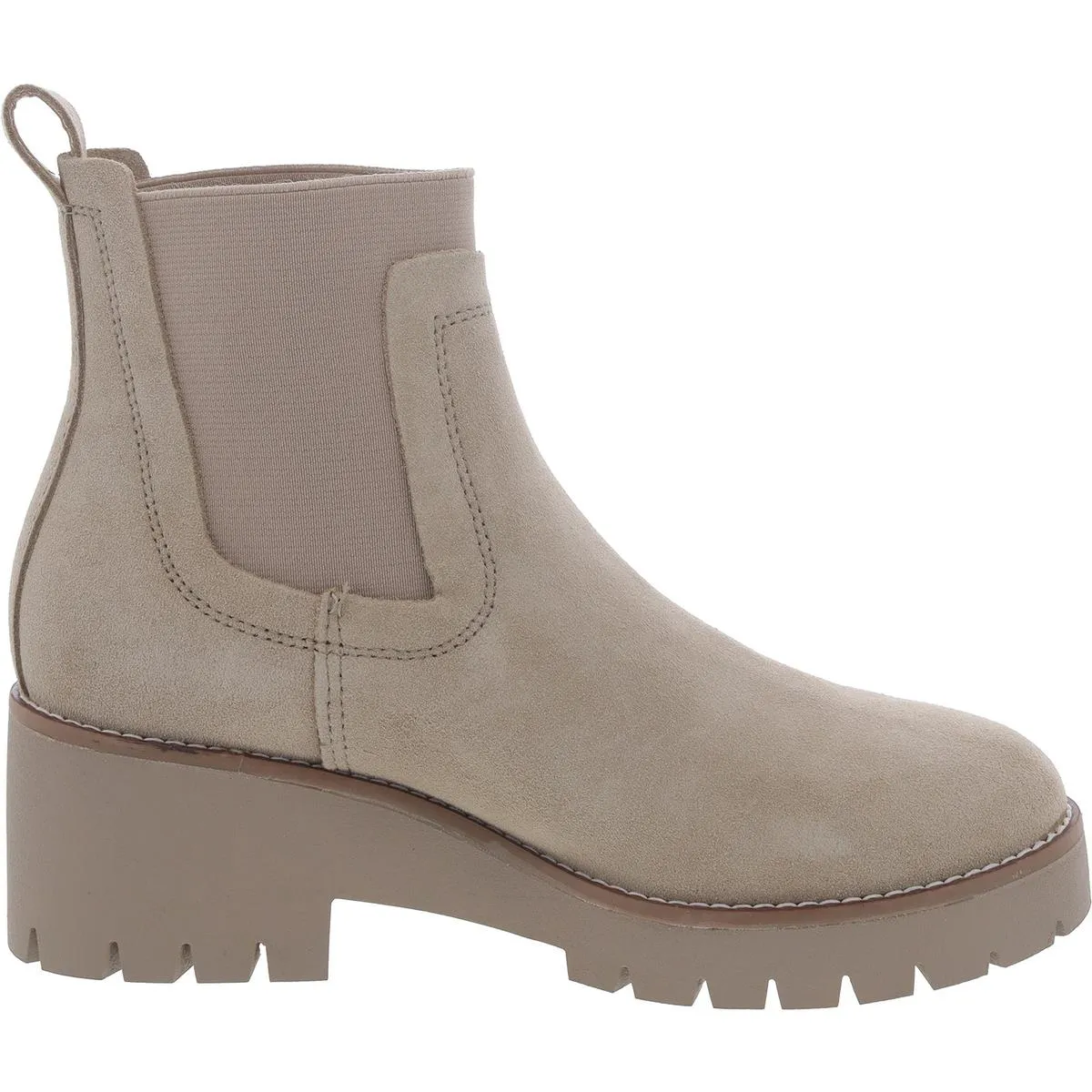 Demi Womens Suede Waterproof Chelsea Boots