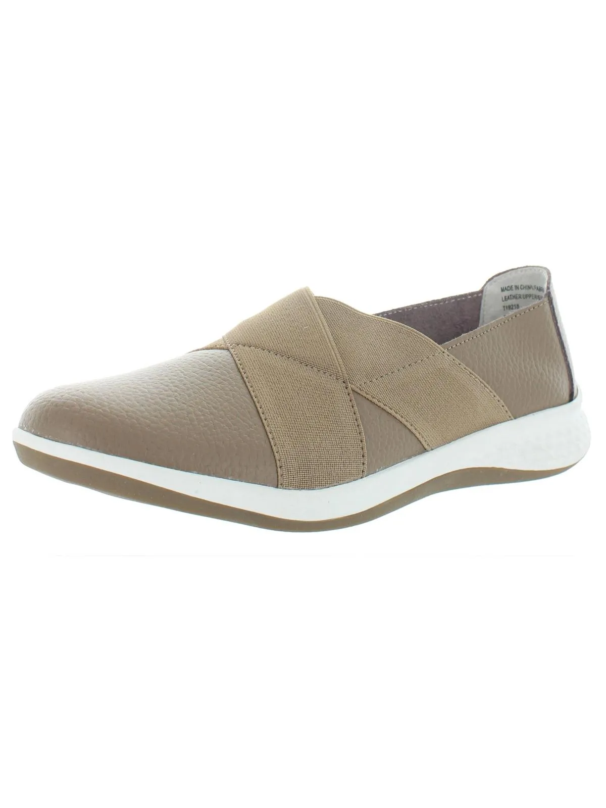 Dolly Womens Laceless Leather Walking Shoes