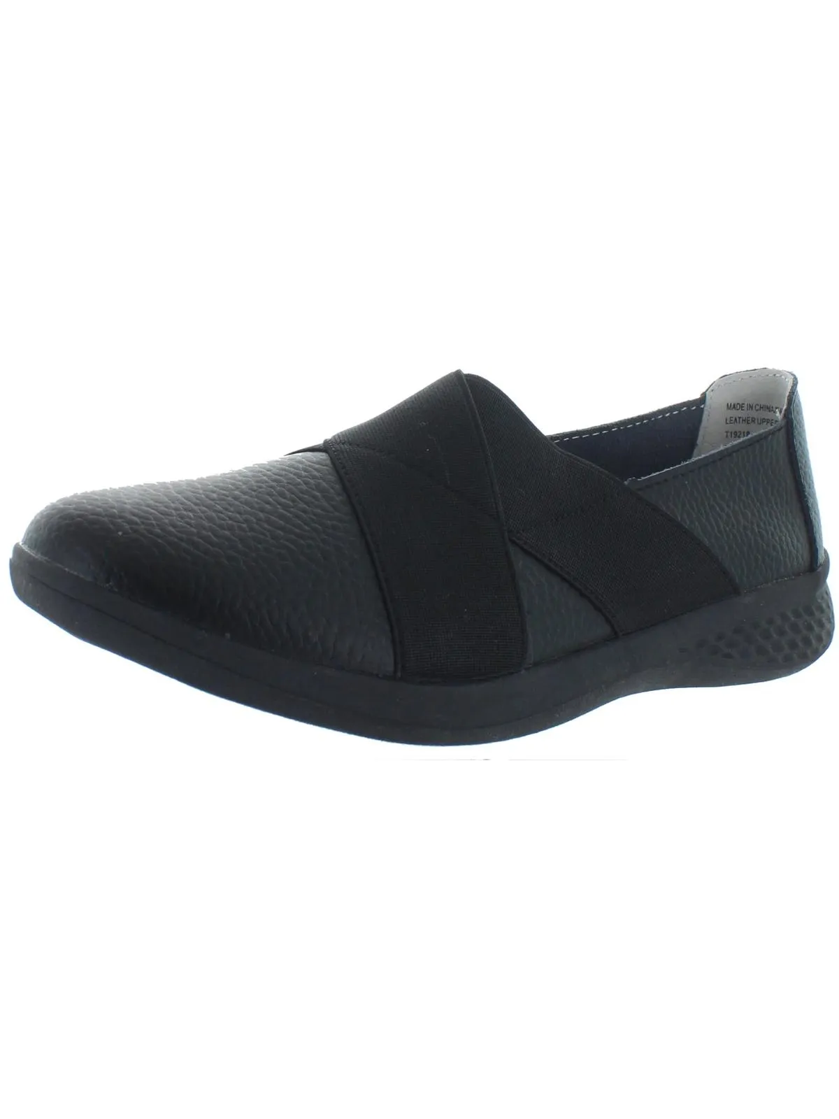 Dolly Womens Laceless Leather Walking Shoes