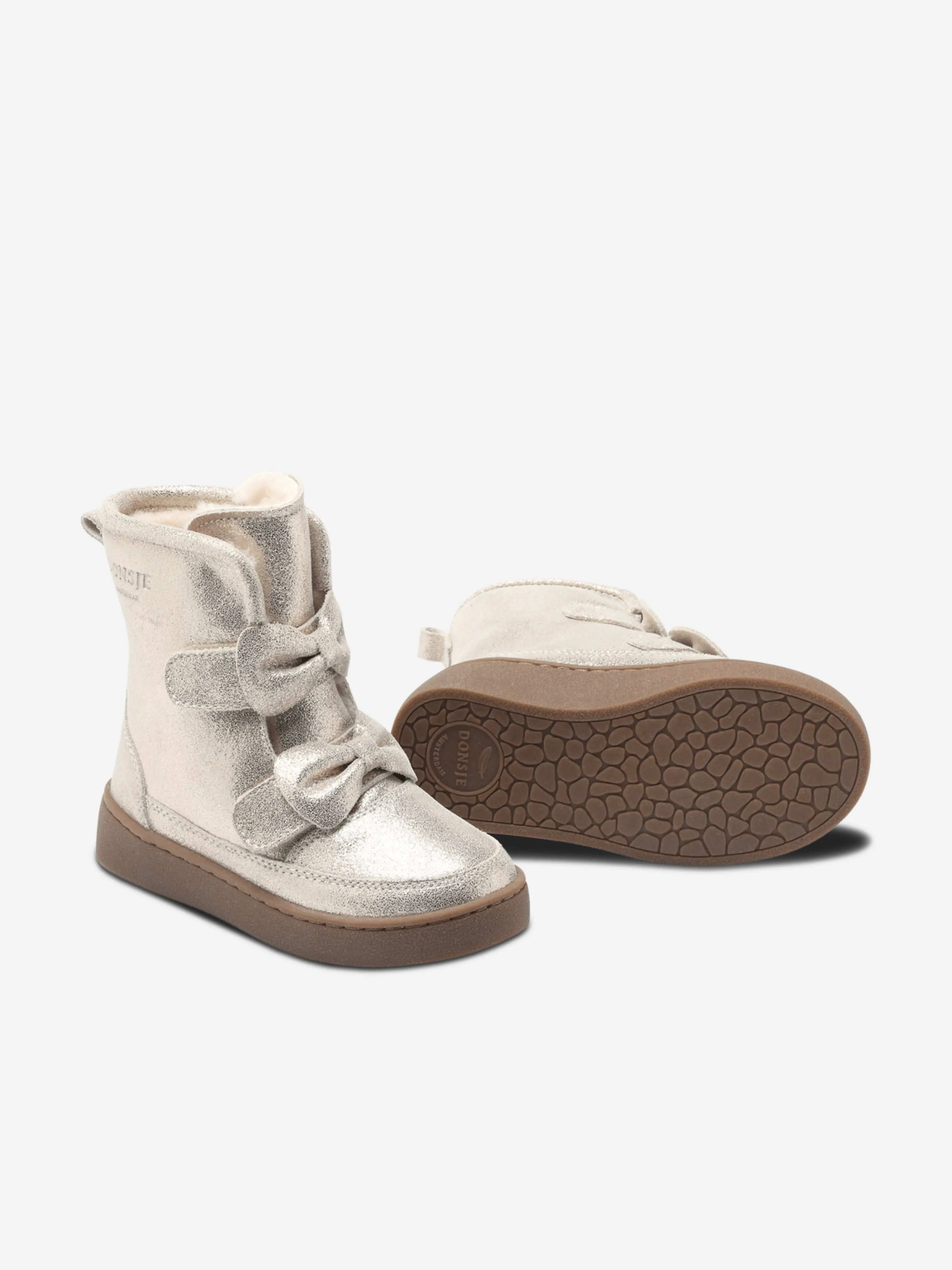 Donsje Girls Isa Exclusive Boots in Silver