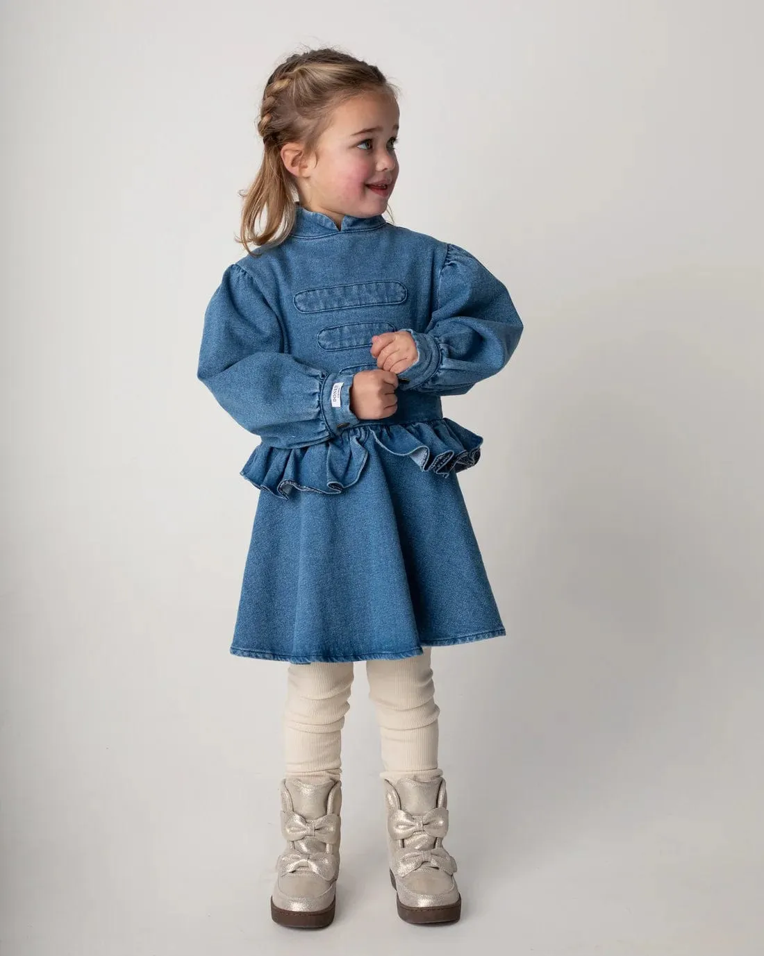 Donsje Girls Isa Exclusive Boots in Silver