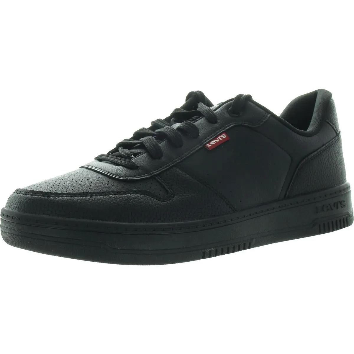 Drive Hi Mens Perforated Faux Leather Casual And Fashion Sneakers