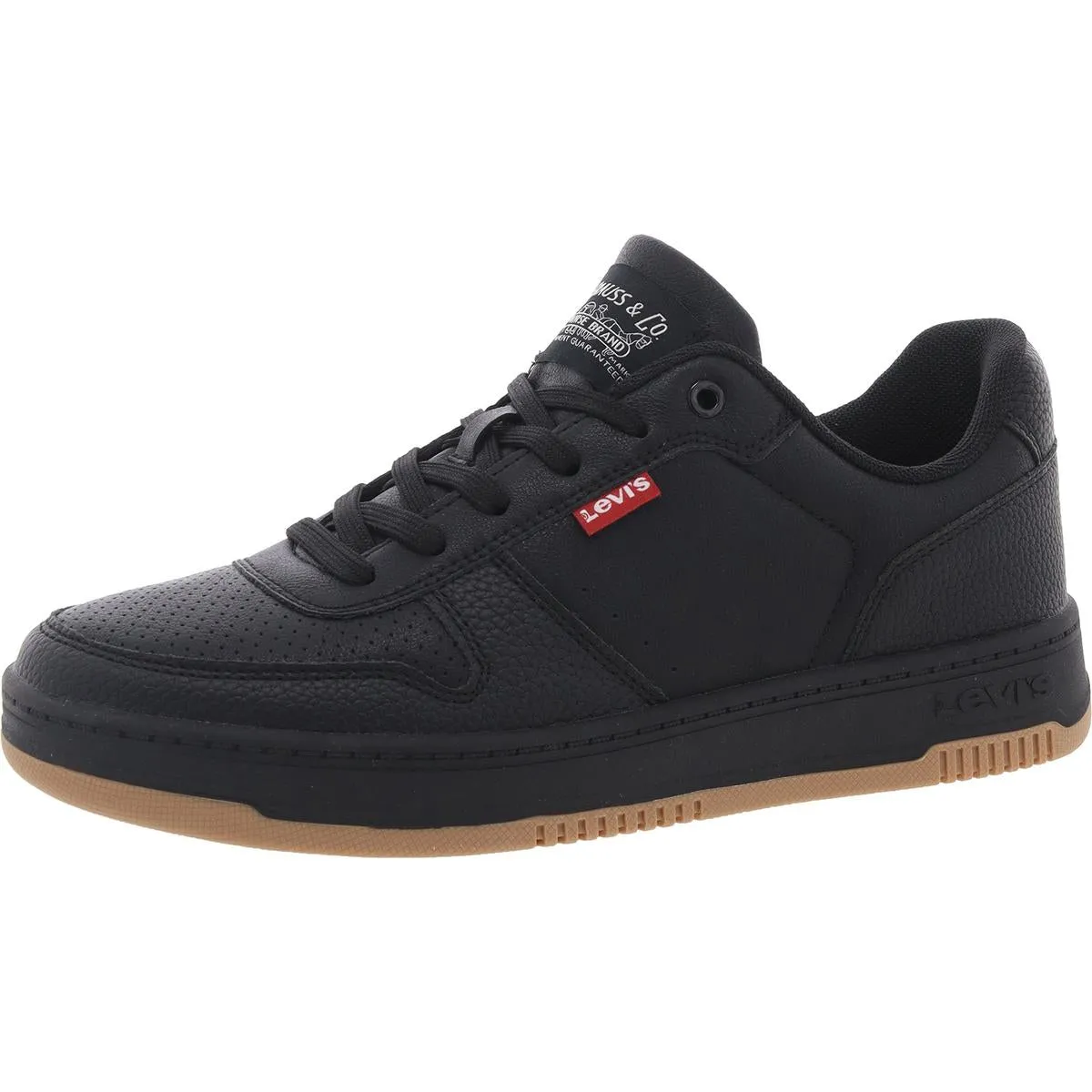 Drive Hi Mens Perforated Faux Leather Casual And Fashion Sneakers