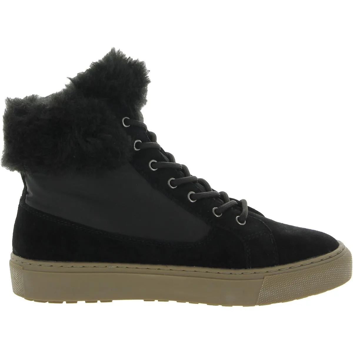Dubliner Womens Faux Fur Lined Cold Weather Ankle Boots